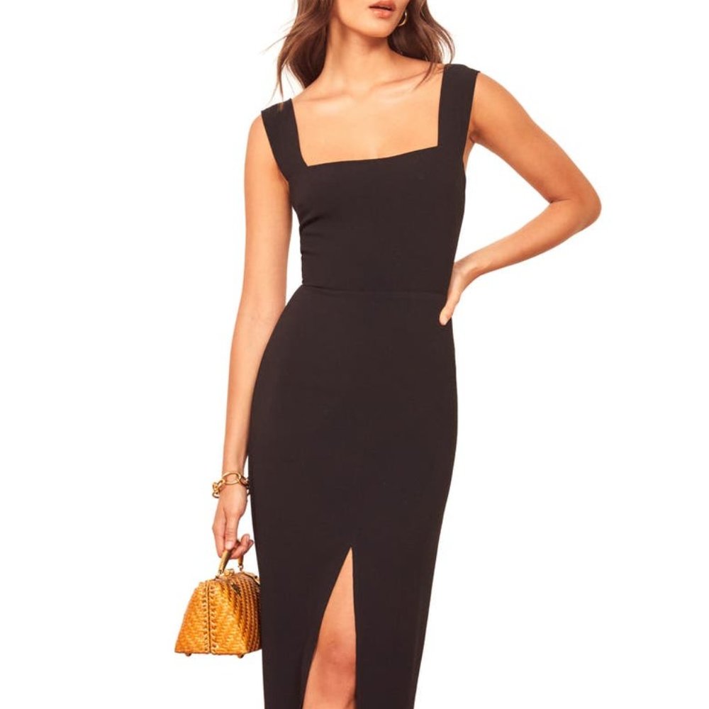 Reformation Graciella Dress (Black)